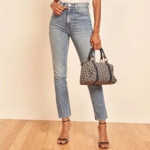 Reformation Liza Ultra High Rise Straight Jeans in Malta Size 26